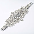 Miniatyrbilde 2 av 5: Rhinestone Flapper Hodebånd - Elastisk 1920-talls Hodeplagg, Hårtilbehør for Kvinner