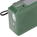 Miniatyrbild 5 av 8: Solcellsdriven Handvev-ficklampa Radio 1LED Multifunktionell Bärbar Nödradio Ficklampa