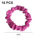 Miniatyrbilde 2 av 6: 16 stk Satin Hårbånd for Søvn Natt Scrunchie, Hårtilbehør Hårtau Hodeplagg for Kvinner