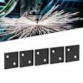 Miniatyrbild 1 av 8: 5 st Aluminiumprofiler Slutlock 8080 Dubbla Spårändar för 3D-skrivare CNC-fräs Svart