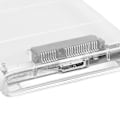 Miniatyrbild 5 av 8: 2,5 tum Hårddiskinneslutning 5 Gbps Överföring Repskyddande Extern HDD-Fodraladapter för 2,5 tum SATA Hårddiskar SDD