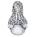 Miniatyrbilde 1 av 7: Hundegenser med hette og lue i leopardmønster, lett hundegenser for valper, hundegenserantrekk, kattebekledning