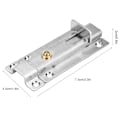 Miniatyrbillede 5 af 5: 2 stk. Rustfrit Stål Dørbolt Sikkerhedsdør Automatisk Knaplås Tilbehør <br>3 tommer