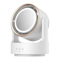 Miniatyrbillede 1 af 5: Ny Skrivebordsventilator Opladning USB Live Streaming Belysning Ventilator Med Rystelse, Soveværelsesventilator, Hjem Skrivebordsventilator