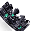 Miniatyrbillede 4 af 5: Royal King Knight Crown Ring til mænd
