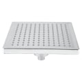Miniatyrbilde 2 av 2: 7 Farger Automatisk Skiftende LED Dusjhode 8 Tommer Bad Dusjhode 1/2\" Tilkobling