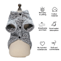 Miniatyrbillede 3 af 5: Hunde-Sweater til kæledyr, varm hundepj, blød kattesweater, hvalpeklæder, sweater til små hunde, vinterhundetrøje (Fiskeknokkel)