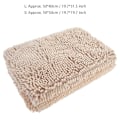 Miniatyrbillede 3 af 3: 2 stk. Chenille Anti-slip Vandabsorberende Skridsikker Måtte Badeværelse Stue