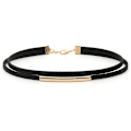Miniatyrbilde 1 av 5: Justerbar choker-halskjede i svart, for kvinner og jenter