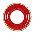 Miniatyrbild 1 av 5: Fruktpoolring, Vattenmelonrör Ring Uppblåsbar Hållbar Sommar Simbassäng Party Float
