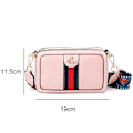 Miniatyrbillede 2 af 5: Crossbody Taske til Kvinder PU Læder Skulderhåndtaske Kamera Clutch