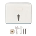 Miniatyrbilde 2 av 2: Baderomsvevholder, toalettpapirholder, oppbevaringsstativ, ABS, hvit