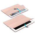 Miniatyrbild 3 av 3: Fodral för iPad 2 / 3 / 4 - Ultralätt Smalt Smart Skal Stativskydd med Genomskinligt Frostad Bakskydd (Med Automatisk Väckning / Sömn) Rose Gold