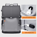Miniatyrbilde 3 av 6: Laptop Ryggsekk Vanntett - Datamaskin Business Ryggsekk med USB-ladepunkt Passer for kvinner menn