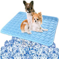 Miniatyrbild 1 av 5: Självkylande Matta för Hund/Katt, Tvättsbart Kylunderlägg, Sovkudde, Kennelmatta, Is Silke Sovmatta, Giftfri Andningsbar Sovplats, Strandmatta för Stora