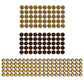 Miniatyrbild 2 av 8: 50 Set Magnetiska Väskefästen Hög Hårdhet Legering Slät Lätt Användning Bredt Använda Magnetknappar för Kläder DIY Brons