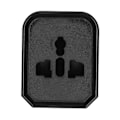 Miniatyrbillede 4 af 8: Rejseadapter Universal Strømkonverter Stik med 2 USB-porte til UK EU US JP AU CN 100~240V Sort