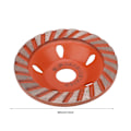 Miniatyrbillede 1 af 2: Tykt diamantsegment slibeskive til marmor beton sten (80mm)