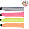 Miniatyrbild 2 av 8: 4-pack Squashgrepp, Tennisracketgrepptejp med Halksäker Perforerad Absorberande Racketgrepp, Övergrepp för Tennis Badminton