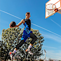 Miniatyrbild 5 av 7: Knäskyddspar, Knäskydd, Stötskyddande, Halksäker, Basketboll, Bensskydd, Skyddande Pad, Stöd, Vadderad, Andningsbar, Kompressionskläder, Hexpad - 2
