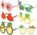 6-pack tropiska hawaiianska solglasögon (15,5*14cm)
