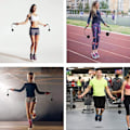 Miniatyrbillede 5 af 5: Ropeless Hoppetov for Fitness Træning Speed Rope med Skumgreb til Øvelser for Voksne og Børn
