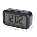Miniatyrbillede 1 af 2: Smart Natlampe Alarmur Digital Snooze Elektronisk Stor Tid Temperatur Display