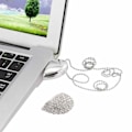 Miniatyrbilde 6 av 6: Kreativ hjerteformet USB-minnepinne 64 GB