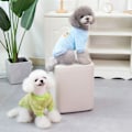 Miniatyrbillede 7 af 7: 2 stk. Hunde-Sweatre til Små Hunde, Fleece Tøj, Vintervarme Hvalpe-Sweatre, Kæledyrs Kattetøj (Lyseblå + Avocado Grøn)