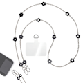 Miniatyrbild 1 av 5: Package content: 1 x mobile phone chain pendant style1