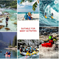 Miniatyrbillede 5 af 5: Vandafvisende Tørpose, Flydende og Letvægtsposer til Kajakroning, Rafting, Sejlads, Svømning