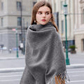 Miniatyrbild 6 av 7: Vinterhalsdukar för kvinnor Pashmina Sjal Wraps för Aftonklänningar Stora Varma Mjuka Halsdukar, 66cm*180cm