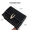 Miniatyrbild 2 av 7: Färgblockerade Crossbody-väskor för Kvinnor Läder Cross Body Plånböcker Söta Designer Handväskor Axelväska