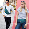 Pikkukuva 7 / 7: Fanny Pack naisille - Trendikäs vyölaukku, vyölaukku matkustamiseen, kävelyyn, juoksuun, vaellukseen, pyöräilyyn, helppo kantaa puhelinta, lompakkoa