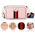 Miniatyrbillede 3 af 5: Crossbody Taske til Kvinder PU Læder Skulderhåndtaske Kamera Clutch