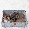 Miniatyrbilde 3 av 5: Kattenskrapebrett, innendørs katteseng med kløsestolpe, kattnøkkelbrett fritids seng