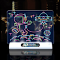 Miniatyrbillede 7 af 8: Ultimate Light Board DIY 3D Lysende Farverig Doodle Light Board til Børn Børneværelse