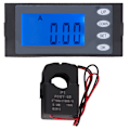 Miniatyrbillede 2 af 2: Digital Display AC Multifunktionel Strømovervågningsmåler Voltmeter Amperemeter Frekvensmåler (PZEM-006 (Åben Lukket Type))