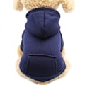 Miniatyrbillede 1 af 5: Vinter Hund Hoodie Trøjer med Lommer Varme Hundeklæder til Små Hunde Chihuahua Frakke Tøj Hvalp