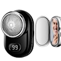 Miniatyrbillede 1 af 7: Bærbar Elektrisk Skraber, Mini Elektrisk Skraber til Mænd, Genopladelig til Hjem, Bil, Rejse