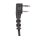 Miniatyrbild 6 av 8: U94 PTT och Headset 7.1mm Hög Styrka Brusreducerande Walkie Talkie Headset med PTT för Baofeng Militärgrön