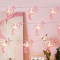 Miniatyrbild 1 av 7: Rosa Flamingo String Lights, 6,5 Ft String Lights med 20 LED batteridrivna Flamingo Fairy Lights för Flamingo Presenter, Flamingo Party och Yard
