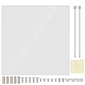 Miniatyrbild 2 av 8: Öppen Ram Transparent Akryl Överlock Datorhölje DIY Bas Stativ för ITX Moderkort