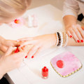 Miniatyrbild 5 av 6: 2 stycken nagelkonstpaletter Nagelblandningspalett Polish Färgblandningsplatta Hartsnagelhållare Nagelkonstvisning Kosmetisk blandningsverktyg