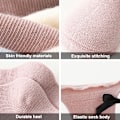 Pikkukuva 4 / 5: Kevät- ja kesätyttövauvan jousi-sukat, peplum-reunaiset, puuvillaiset, ihoystävälliset keskipitkät sukat