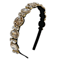 Miniatyrbild 1 av 5: Kristallberikad Rhinestone-Hårband för Kvinnor, Glittrande Färg, Dekorerade Pärlor, Boho-Hårband, Modeaccessoarer för Flickor