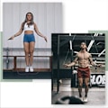 Miniatyrbild 5 av 5: Fitness - Hopprep för vuxna, snabb, med gummerade lager