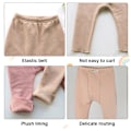 Miniatyrbillede 3 af 5: Baby Leggings Simple Store Bukser til Drenge og Piger Efterår og Vintertøj (Abrikos)