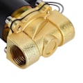 Miniatyrbillede 3 af 8: Messing Elektrisk Solenoidventil Følsom Respons Normalt Lukket Luftventil til Automatisering Udstyr AC220V
