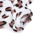 Miniatyrbild 1 av 2: Plush Kläder för Hund och Katt, Söta Leopardmönstrade Dräkter, Nattkläder, Håller Varmt, Huvad Design för Höst och Vinter